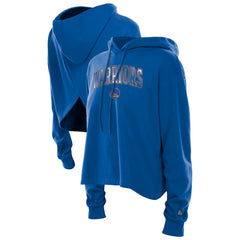 New Era Golden State Warriors Women's Glam Game Open Back Hoodie sale