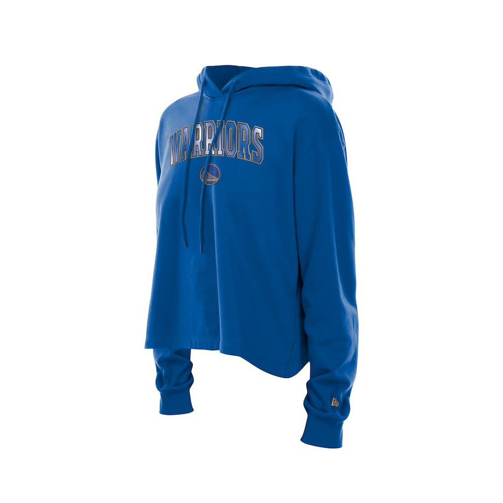 New Era Golden State Warriors Women's Glam Game Open Back Hoodie sale