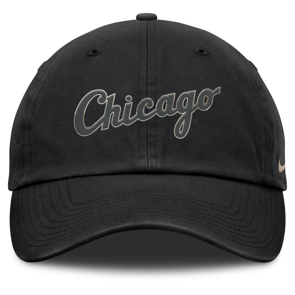 Black Chicago White Sox Nike Camo Pack Club Adjustable Hat