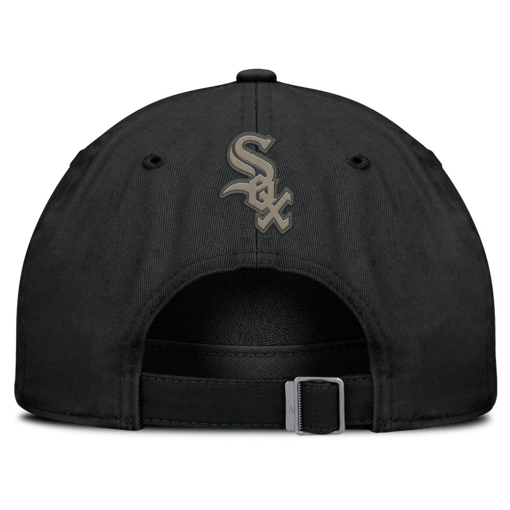 Black Chicago White Sox Nike Camo Pack Club Adjustable Hat