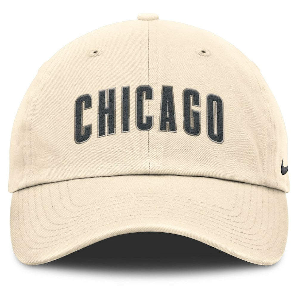 Natural Chicago Cubs Nike Camo Pack Club Adjustable Hat