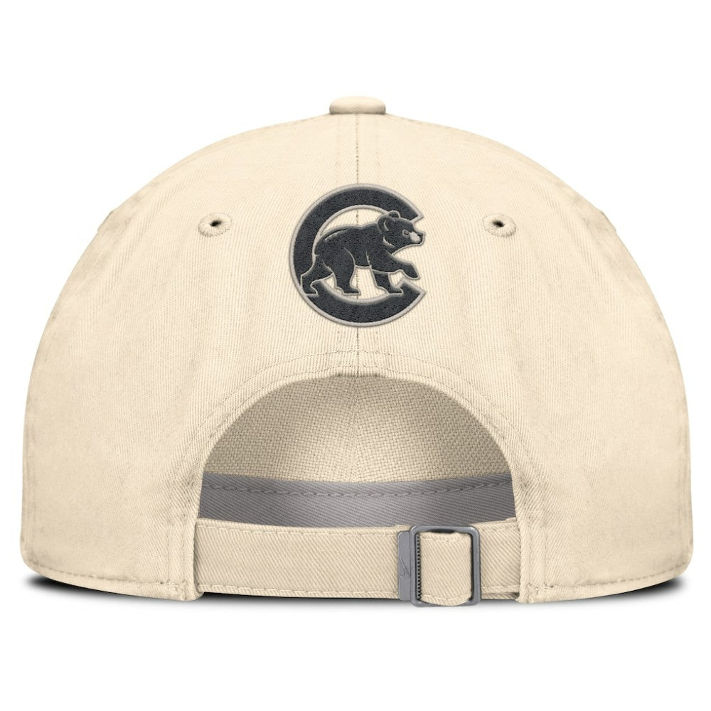 Natural Chicago Cubs Nike Camo Pack Club Adjustable Hat