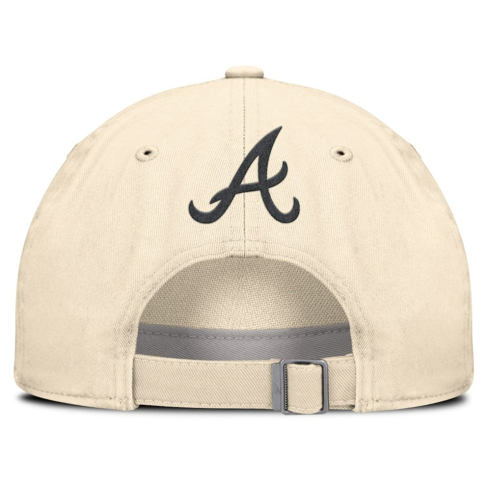 Natural Atlanta Braves Nike Camo Pack Club Adjustable Hat