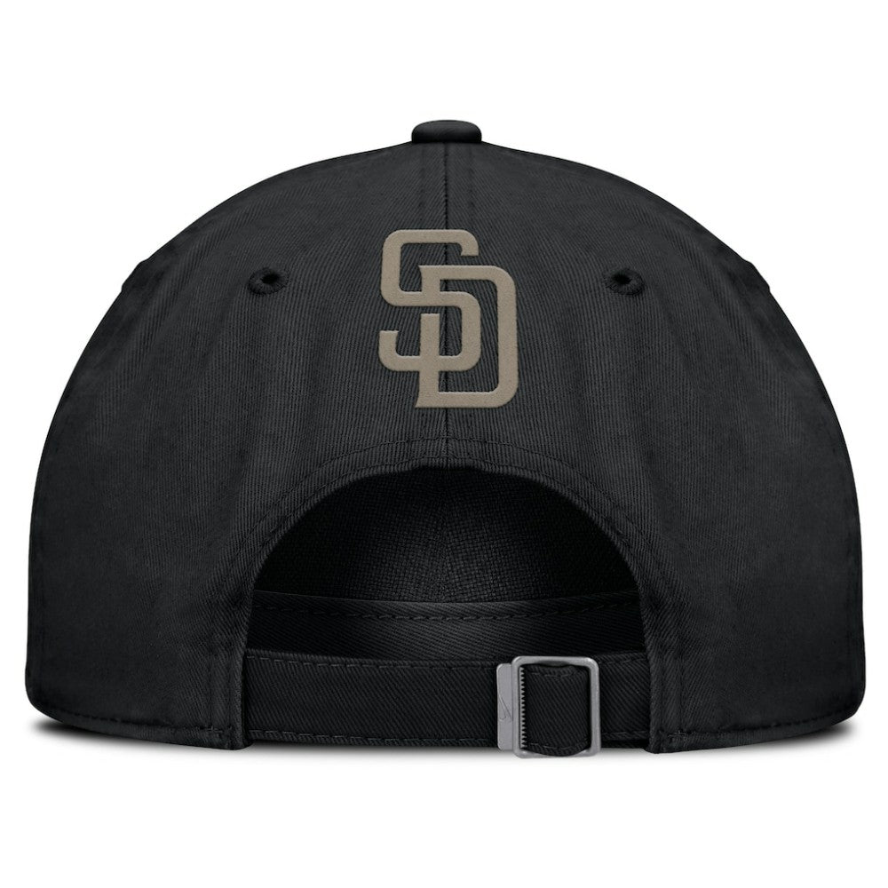 Black San Diego Padres Nike Camo Pack Club Adjustable Hat