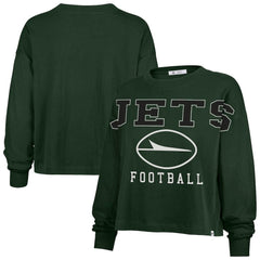 '47 Women's Outreach City Oversized Long Sleeve T-Shirt - New York Jets T-shirts