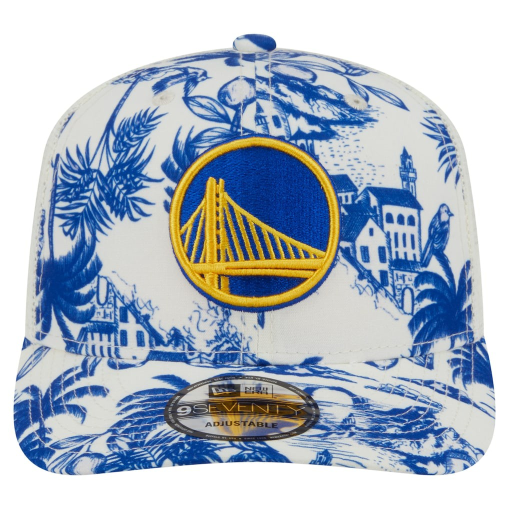 New Era Golden State Warriors Lemon Tree 9SEVENTY Adjustable Hat sale