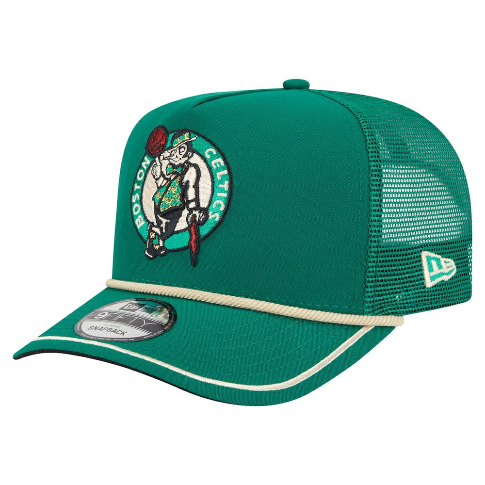 New Era Boston Celtics Vintage Team Rope A-Frame 9FIFTY Snapback Hat