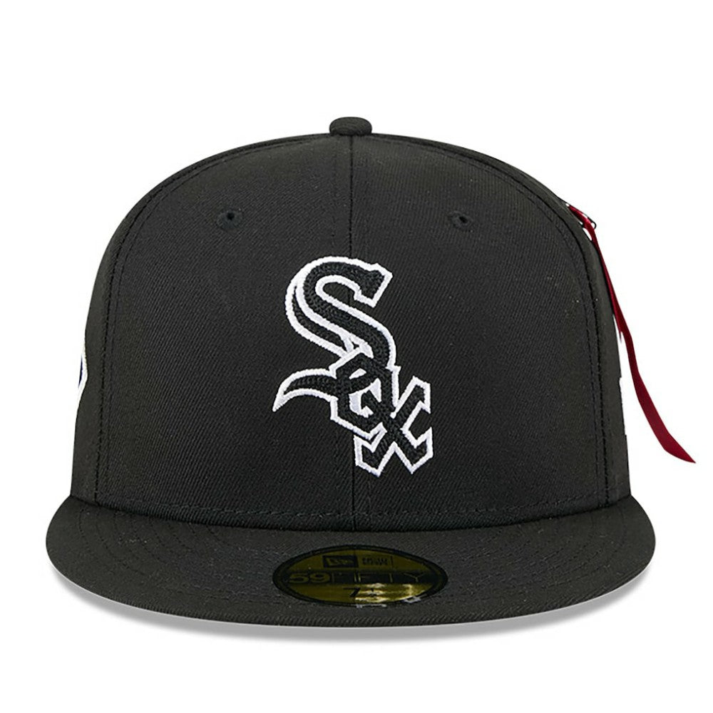Black Chicago White Sox New Era x Alpha Industries 59FIFTY Fitted Hat