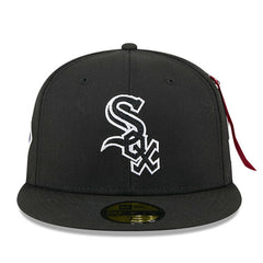 Black Chicago White Sox New Era x Alpha Industries 59FIFTY Fitted Hat