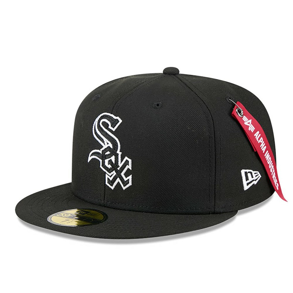 Black Chicago White Sox New Era x Alpha Industries 59FIFTY Fitted Hat