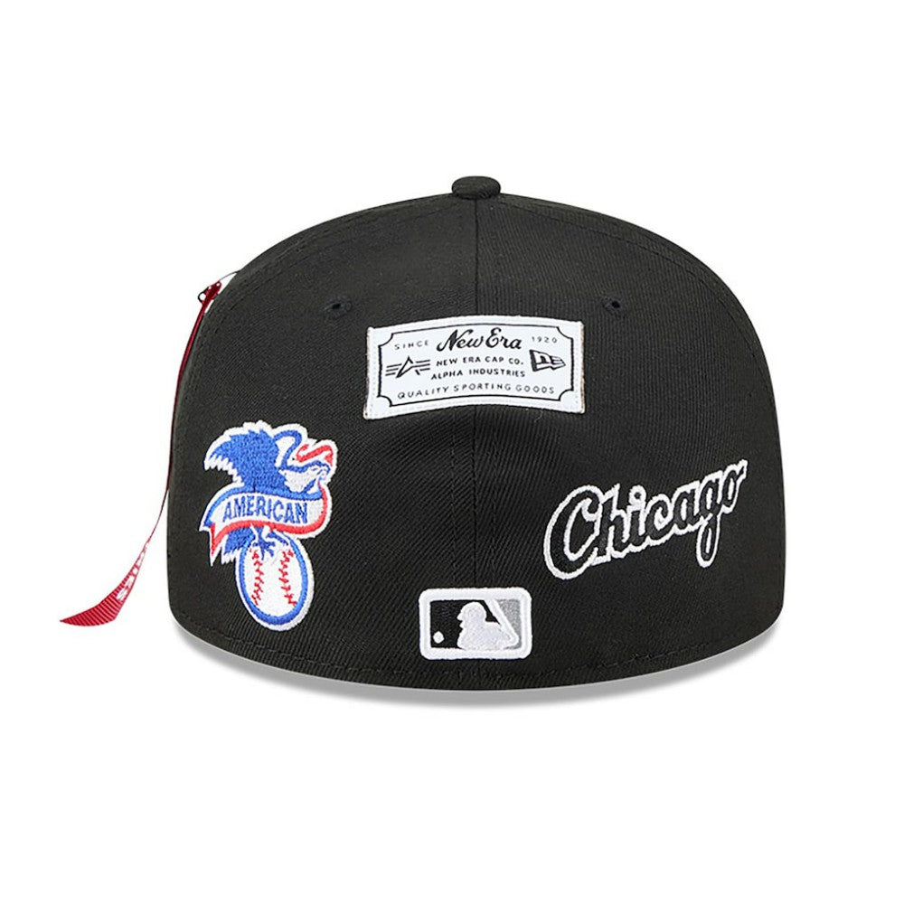Black Chicago White Sox New Era x Alpha Industries 59FIFTY Fitted Hat