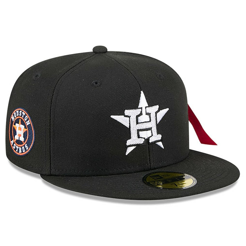 Black Houston Astros New Era x Alpha Industries 59FIFTY Fitted Hat