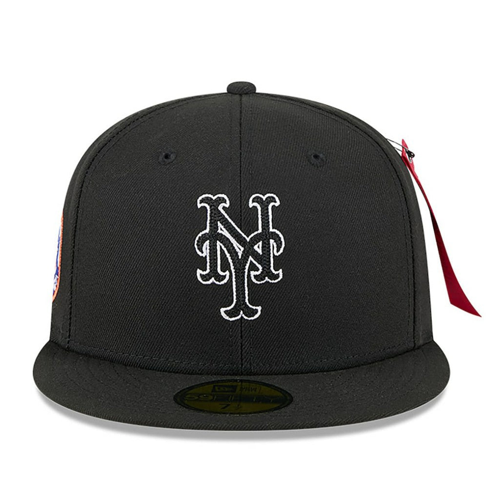 Black New York Mets New Era x Alpha Industries 59FIFTY Fitted Hat