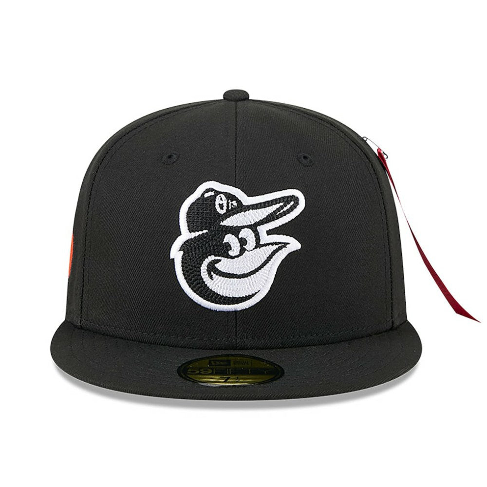 Black Baltimore Orioles New Era x Alpha Industries 59FIFTY Fitted Hat