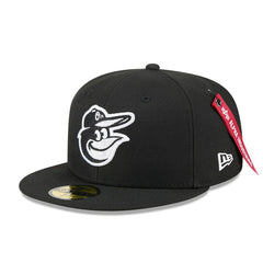 Black Baltimore Orioles New Era x Alpha Industries 59FIFTY Fitted Hat