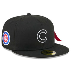 Black Chicago Cubs New Era x Alpha Industries 59FIFTY Fitted Hat