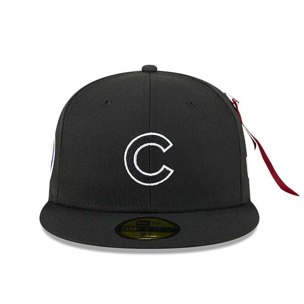 Black Chicago Cubs New Era x Alpha Industries 59FIFTY Fitted Hat