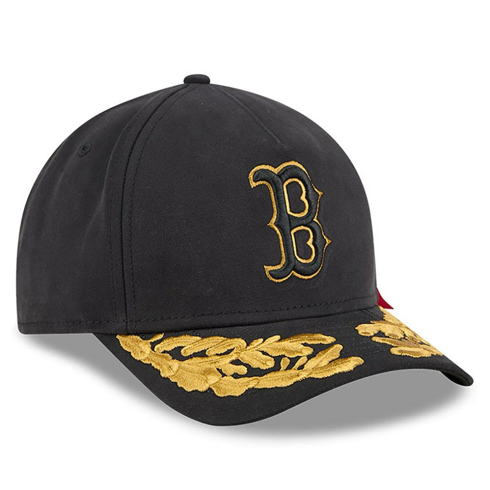 Black Boston Red Sox New Era x Alpha Industries A-Frame 9FORTY Adjustable Hat