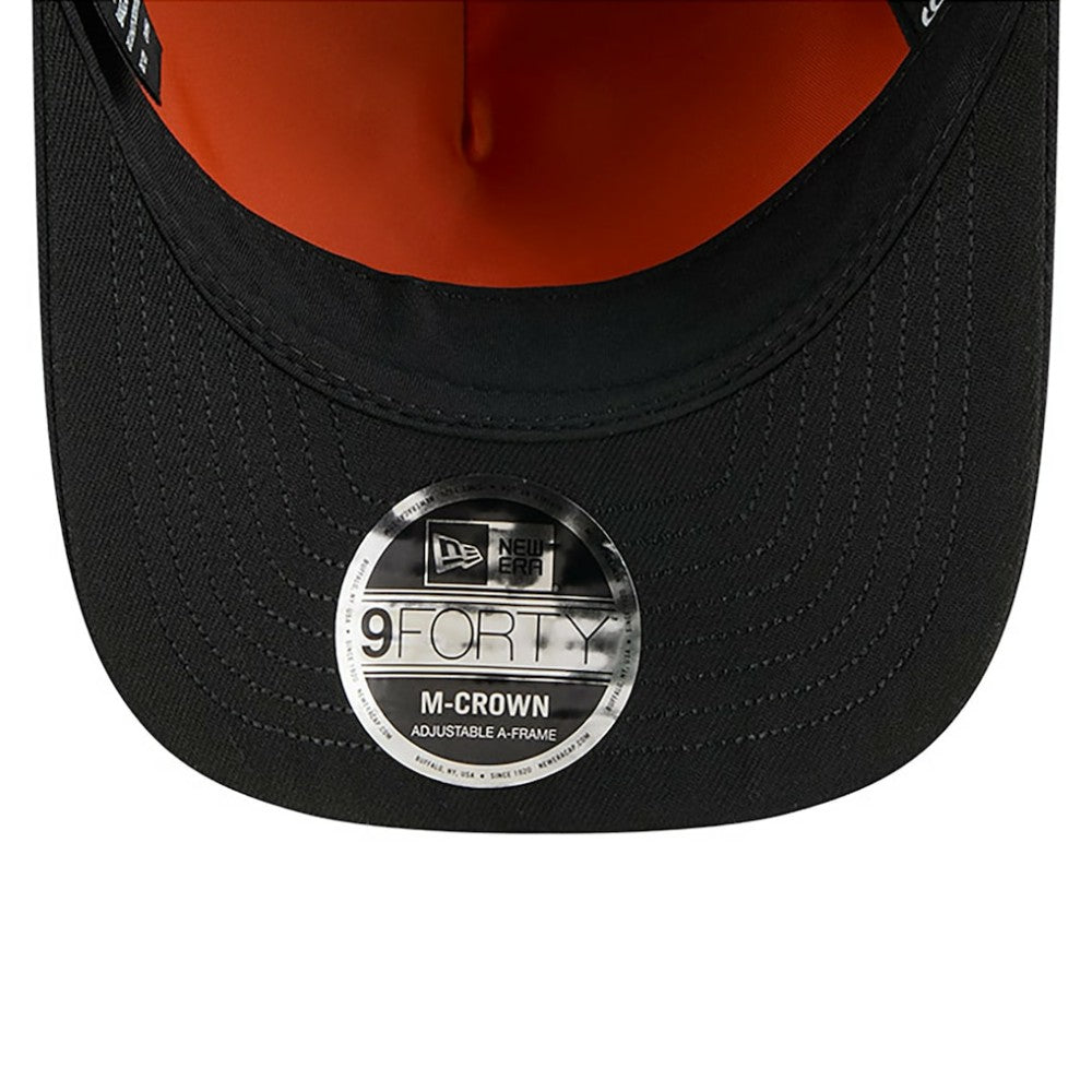 Black Atlanta Braves New Era x Alpha Industries A-Frame 9FORTY Adjustable Hat
