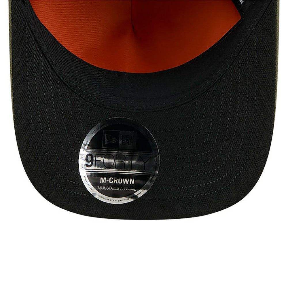 Olive Atlanta Braves New Era x Alpha Industries A-Frame 9FORTY Adjustable Hat