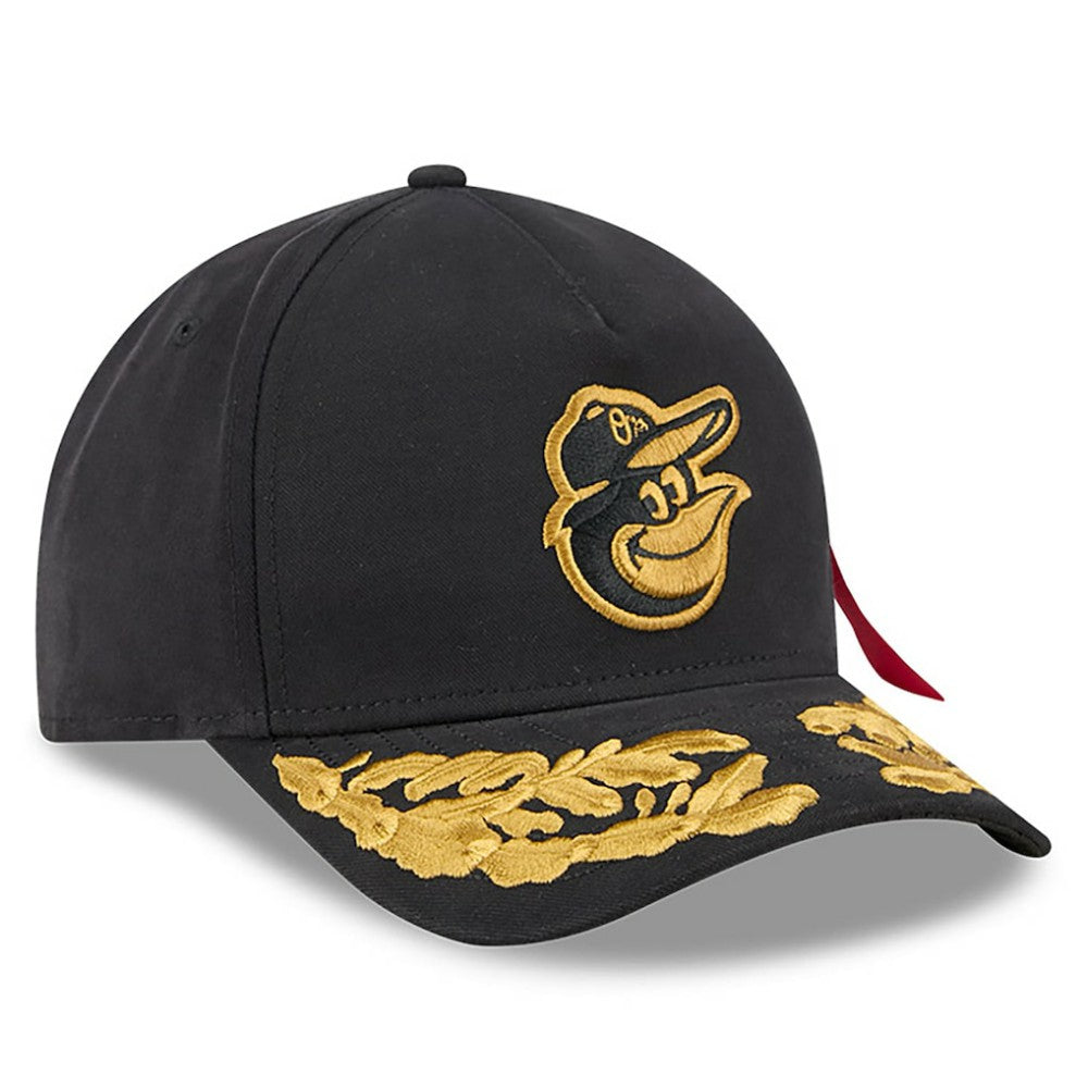 Black Baltimore Orioles New Era x Alpha Industries A-Frame 9FORTY Adjustable Hat
