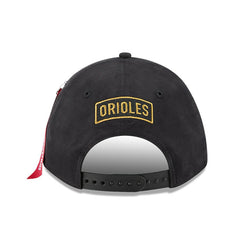 Black Baltimore Orioles New Era x Alpha Industries A-Frame 9FORTY Adjustable Hat