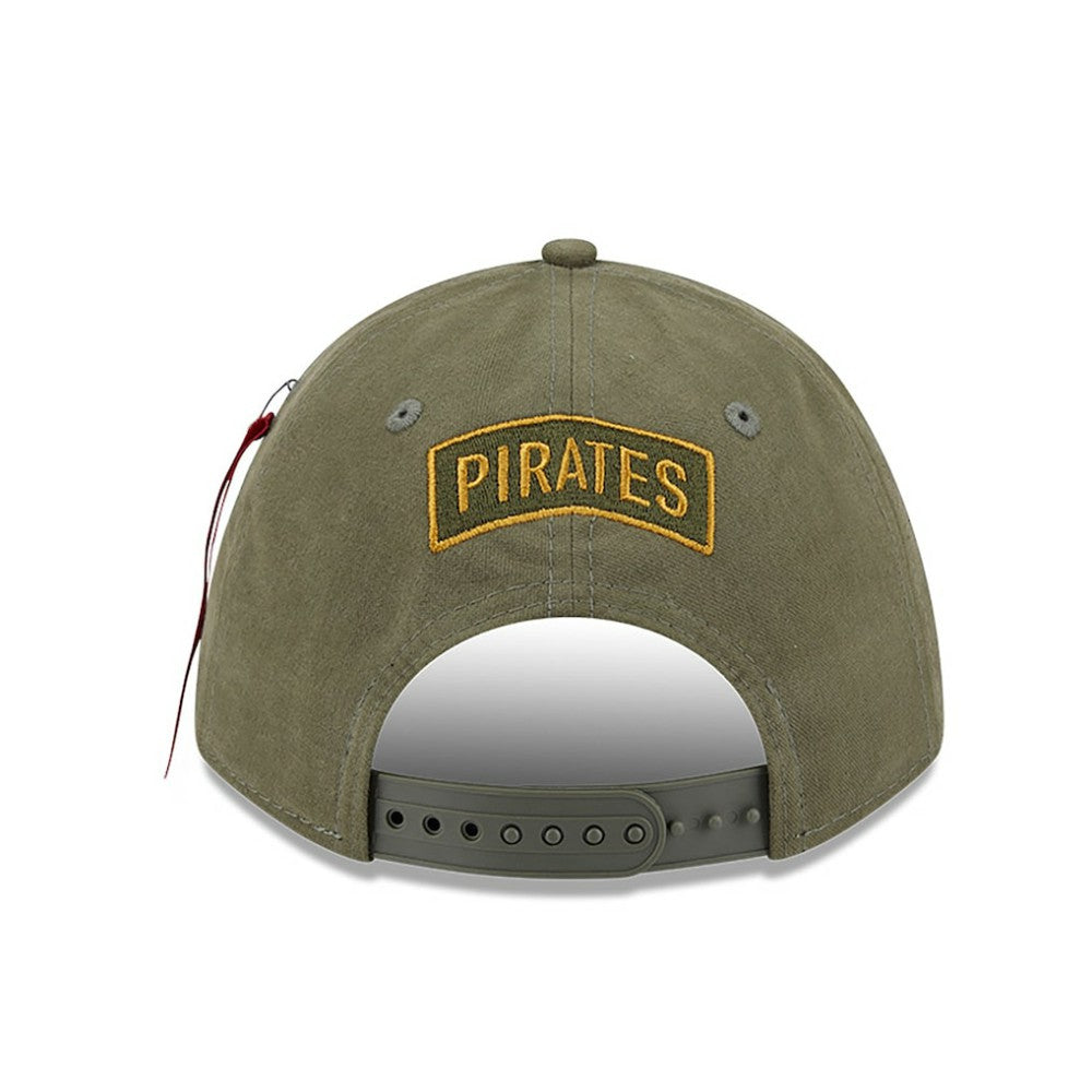 Olive Pittsburgh Pirates New Era x Alpha Industries A-Frame 9FORTY Adjustable Hat