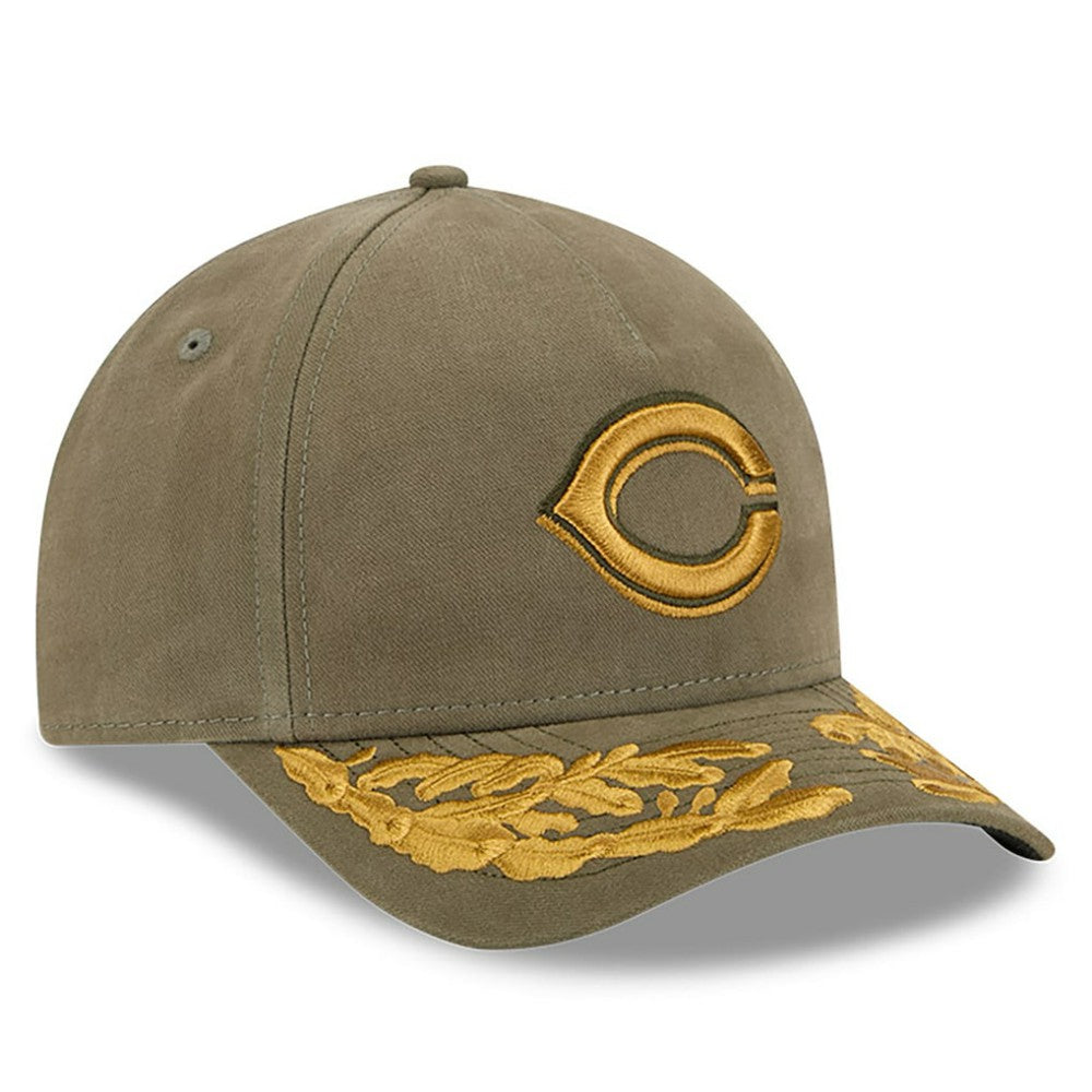 Olive Cincinnati Reds New Era x Alpha Industries A-Frame 9FORTY Adjustable Hat