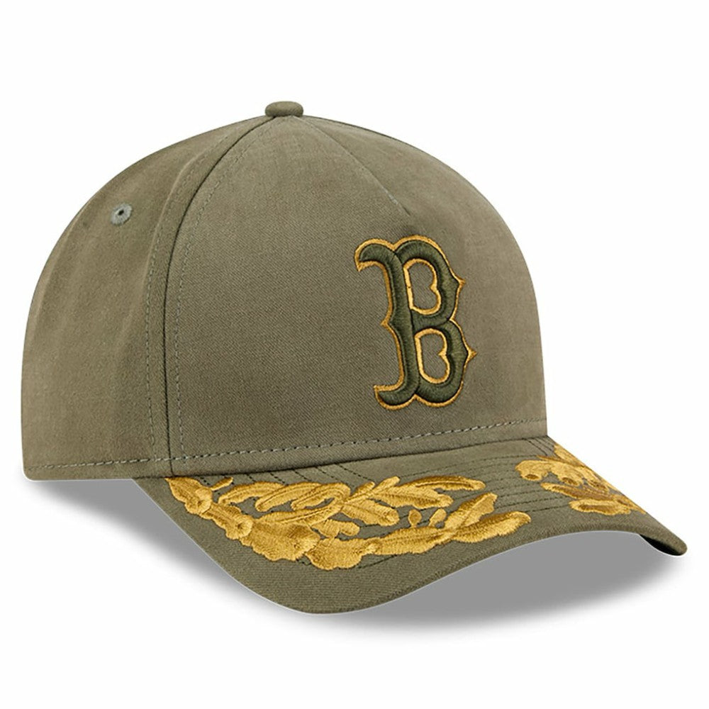 Olive Boston Red Sox New Era x Alpha Industries A-Frame 9FORTY Adjustable Hat