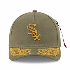 Olive Chicago White Sox New Era x Alpha Industries A-Frame 9FORTY Adjustable Hat