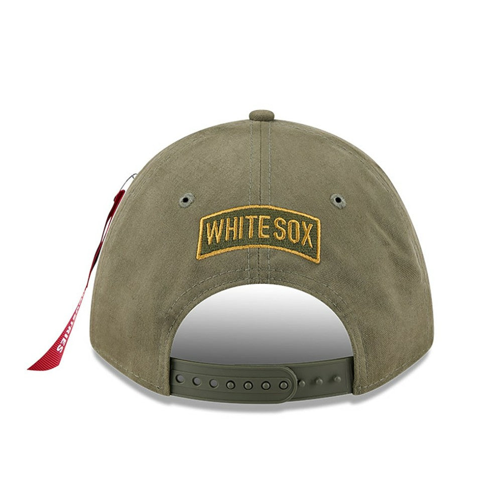 Olive Chicago White Sox New Era x Alpha Industries A-Frame 9FORTY Adjustable Hat