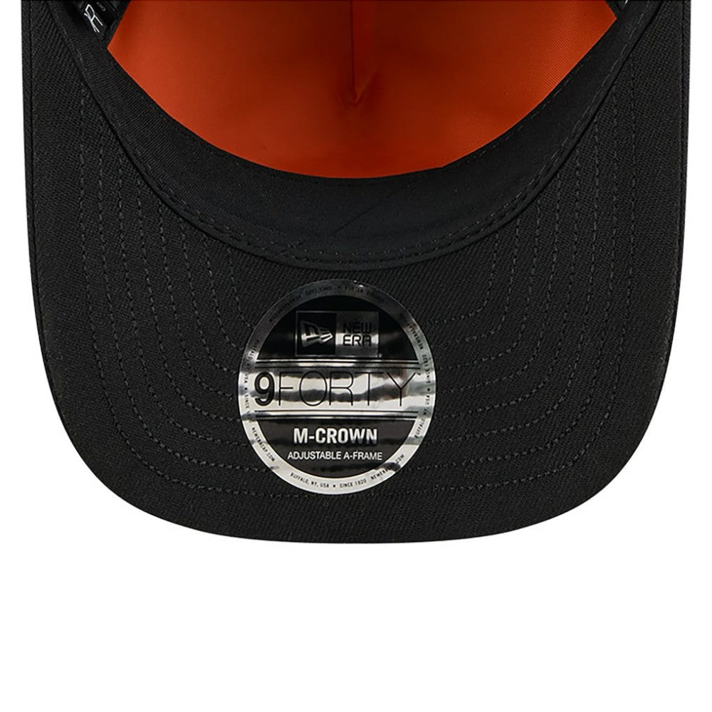 Black Houston Astros New Era x Alpha Industries A-Frame 9FORTY Adjustable Hat