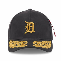 Black Detroit Tigers New Era x Alpha Industries A-Frame 9FORTY Adjustable Hat