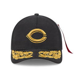 Black Cincinnati Reds New Era x Alpha Industries A-Frame 9FORTY Adjustable Hat