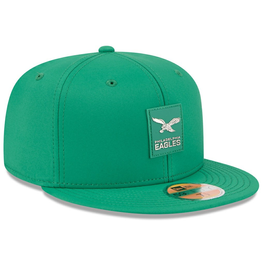 2025 Sideline Throwback 59FIFTY Fitted Hat - Philadelphia Eagles Hats