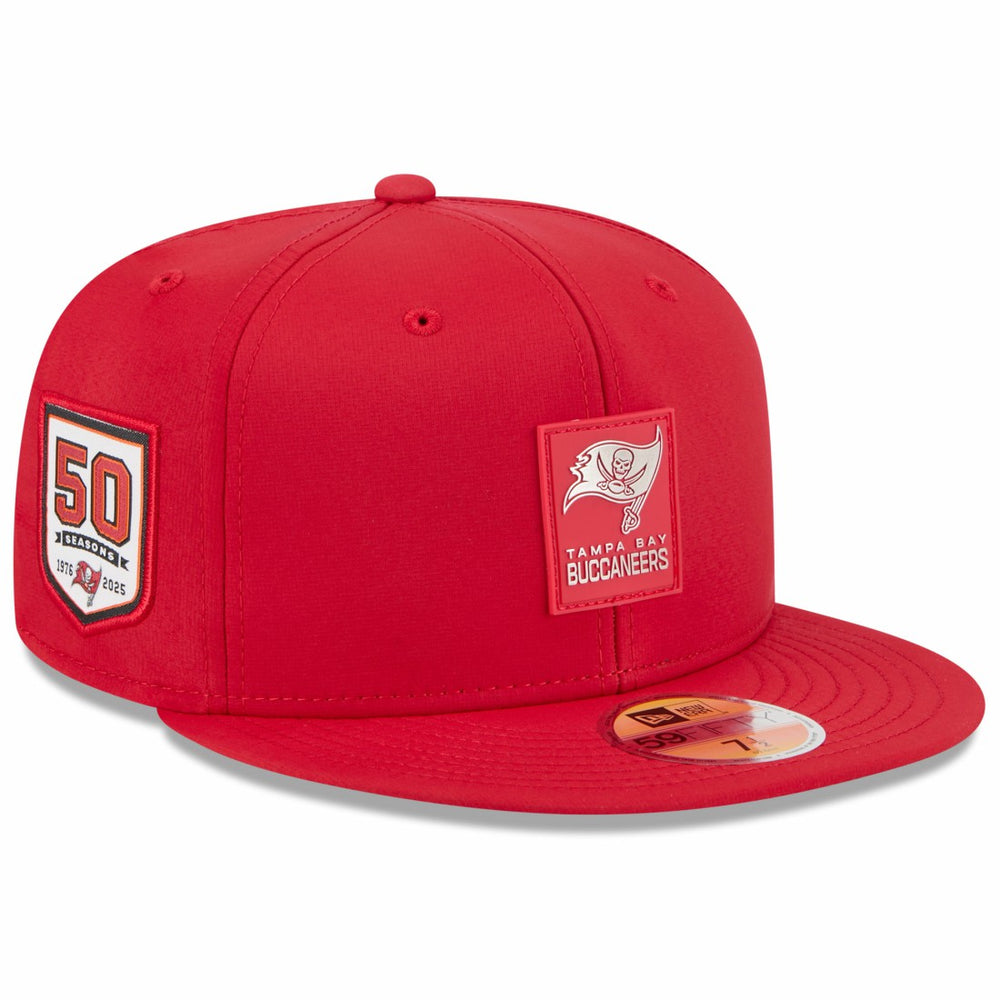 2025 Sideline 59FIFTY Fitted Hat - Tampa Bay Buccaneers Hats