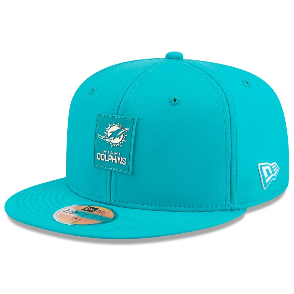 2025 Sideline 59FIFTY Fitted Hat - Miami Dolphins Hats
