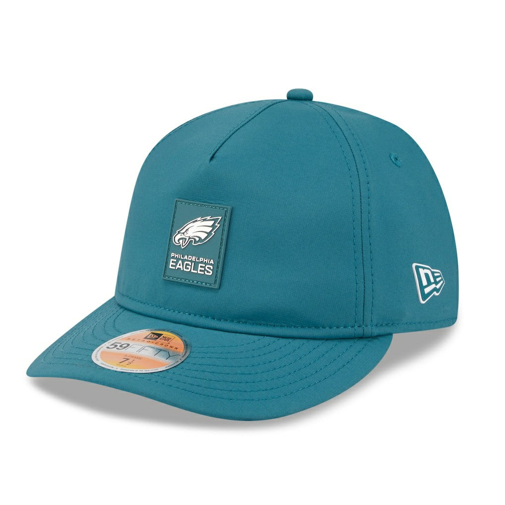 2025 Sideline Retro Crown 59FIFTY Fitted Hat - Philadelphia Eagles Hats