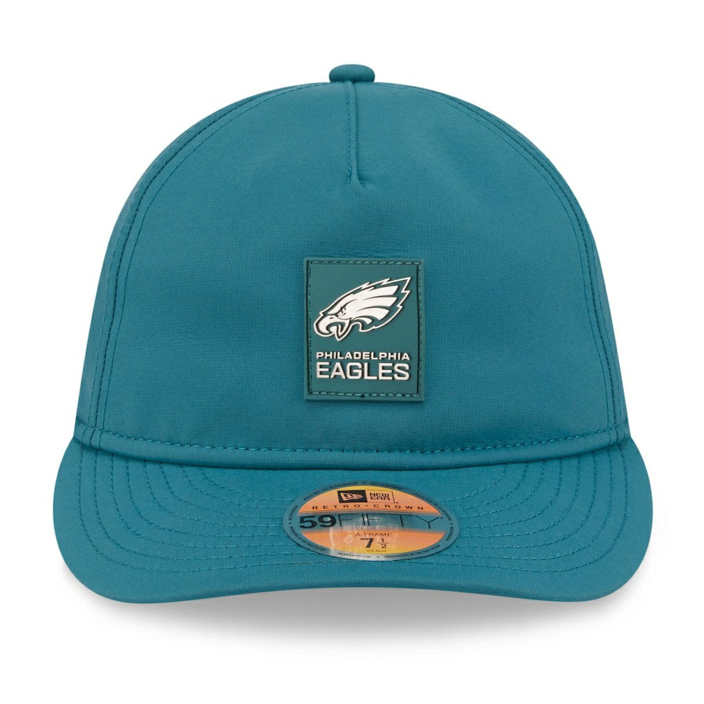 2025 Sideline Retro Crown 59FIFTY Fitted Hat - Philadelphia Eagles Hats