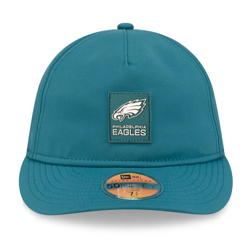 2025 Sideline Retro Crown 59FIFTY Fitted Hat - Philadelphia Eagles Hats