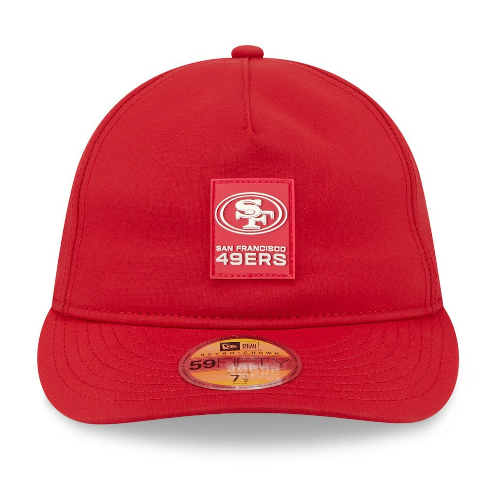 2025 Sideline Retro Crown 59FIFTY Fitted Hat - San Francisco 49ers Hats