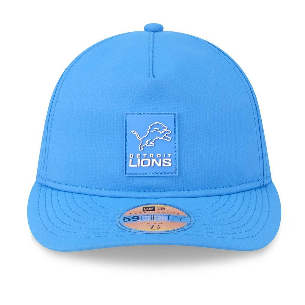 2025 Sideline Retro Crown 59FIFTY Fitted Hat - Detroit Lions Hats