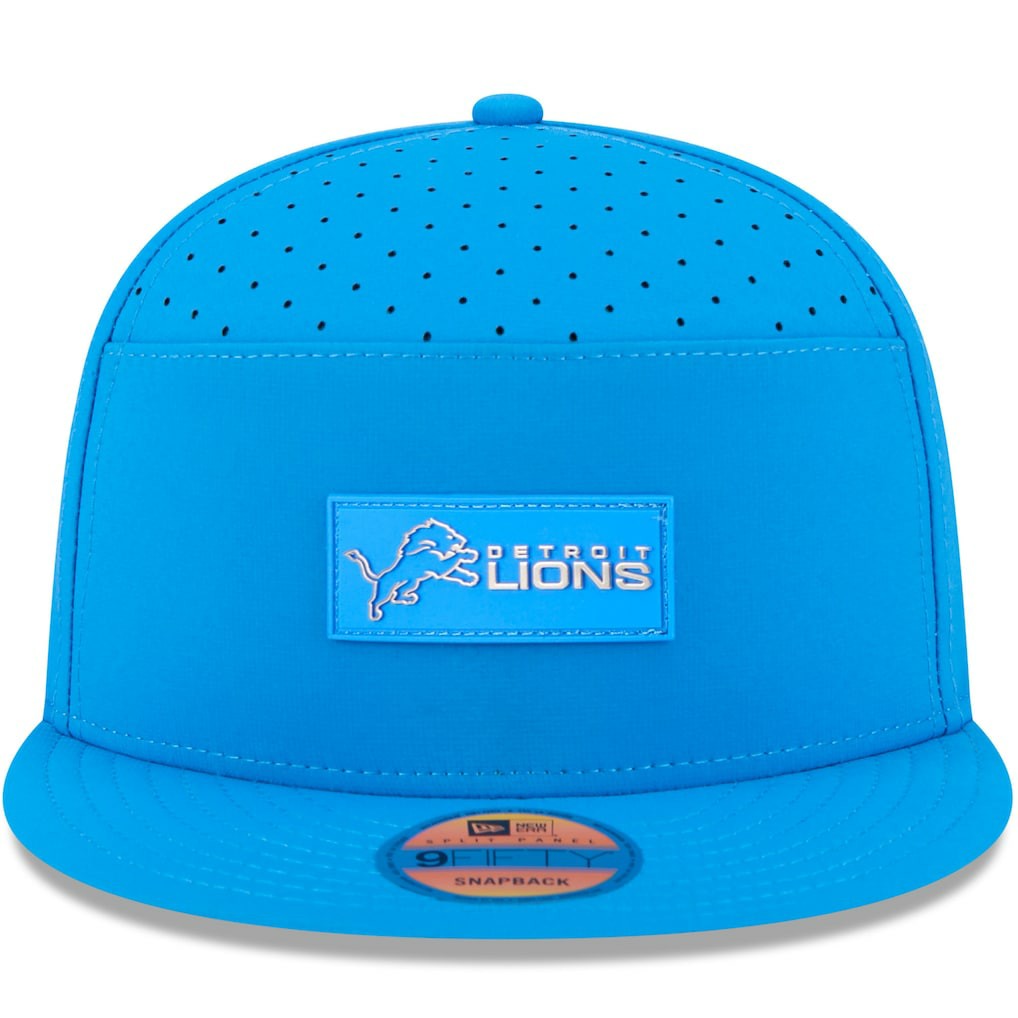 2025 Sideline Split Panel 9FIFTY Snapback Hat - Detroit Lions Hats