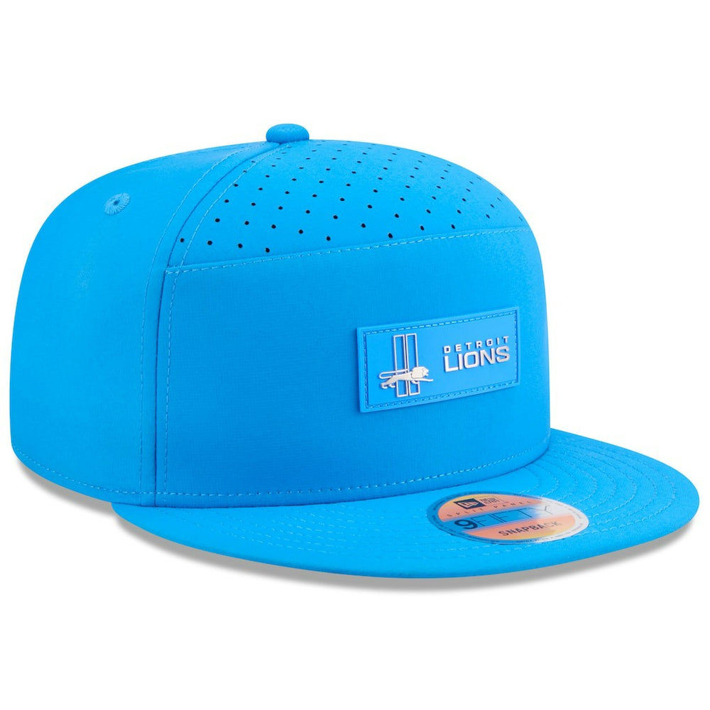 2025 Sideline Throwback Split Panel 9FIFTY Snapback Hat - Detroit Lions Hats