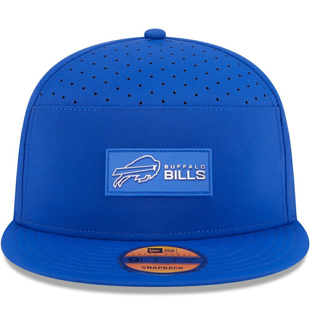 2025 Sideline Split Panel 9FIFTY Snapback Hat - Buffalo Bills Hats