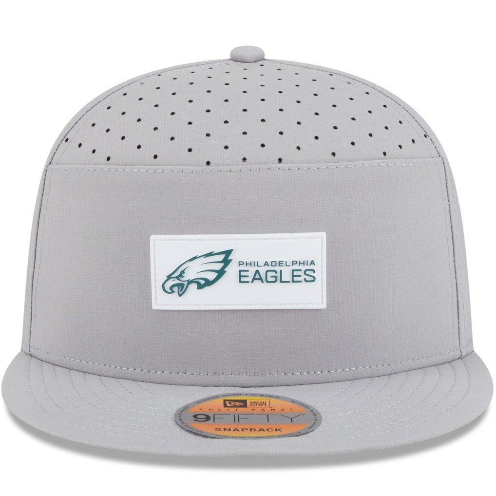 2025 Sideline Split Panel 9FIFTY Snapback Hat - Philadelphia Eagles Hats