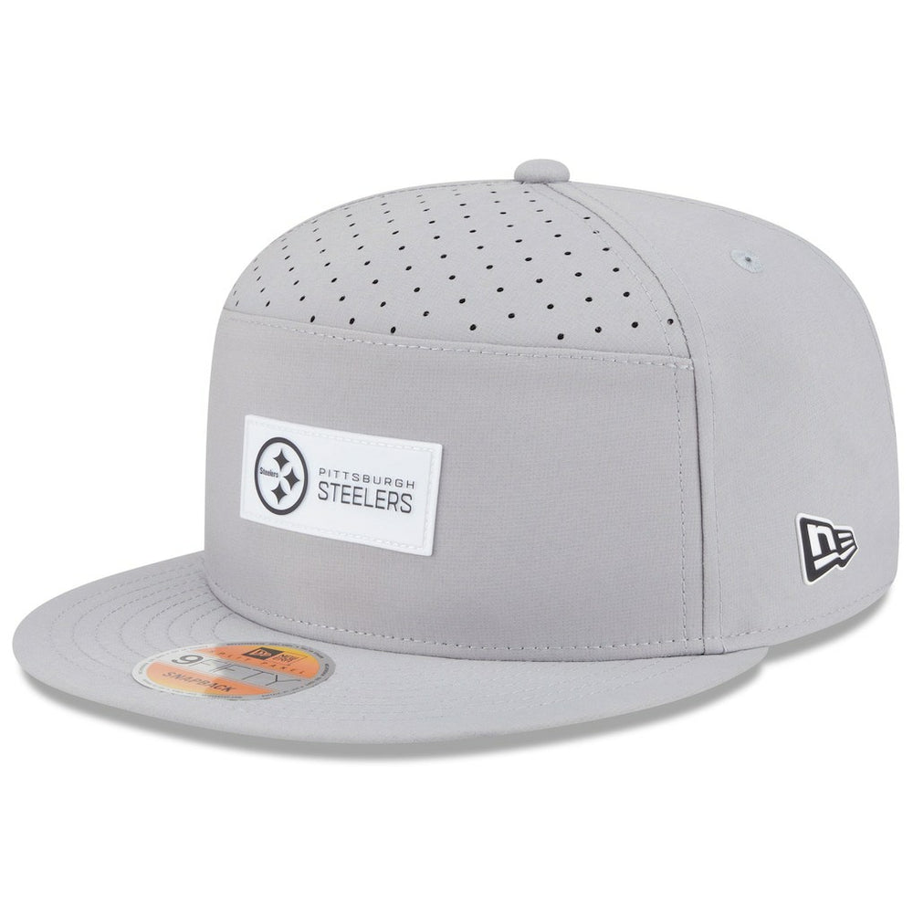 2025 Sideline Split Panel 9FIFTY Snapback Hat - Pittsburgh Steelers Hats