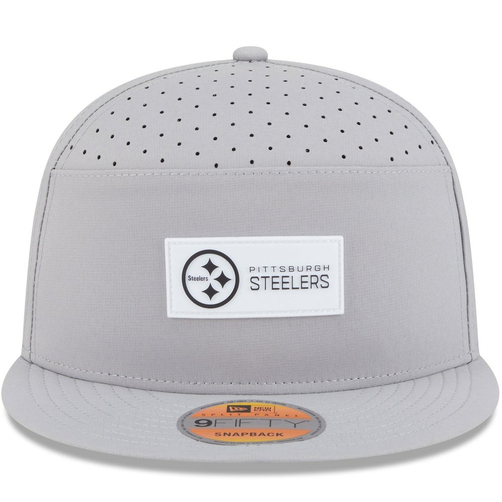 2025 Sideline Split Panel 9FIFTY Snapback Hat - Pittsburgh Steelers Hats