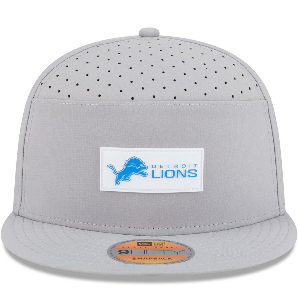 2025 Sideline Split Panel 9FIFTY Snapback Hat - Detroit Lions Hats
