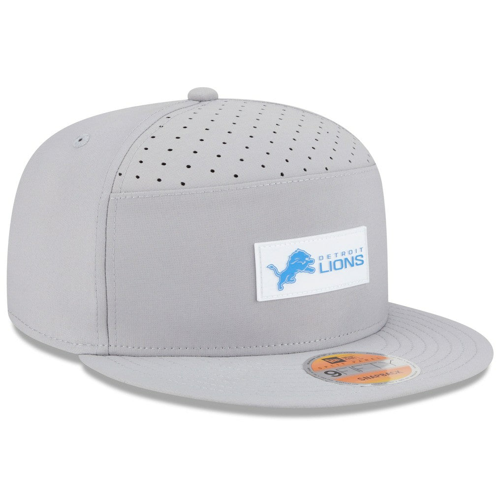 2025 Sideline Split Panel 9FIFTY Snapback Hat - Detroit Lions Hats
